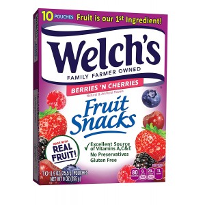 Welch's Fruit Snacks - Berries 'N Cherries