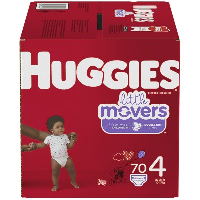 Huggies Little Movers Diapers - Size 4