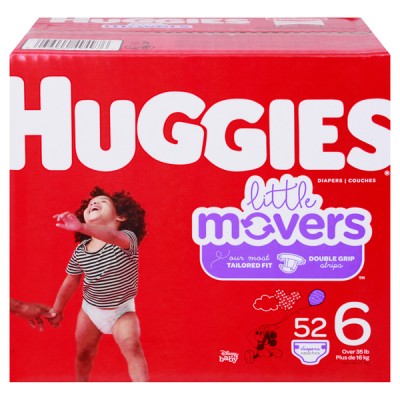 Huggies Little Movers Diapers - Size 6