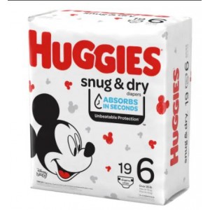 Huggies Huggies Snug & Dry Diapers, Size 6, 19 Ct