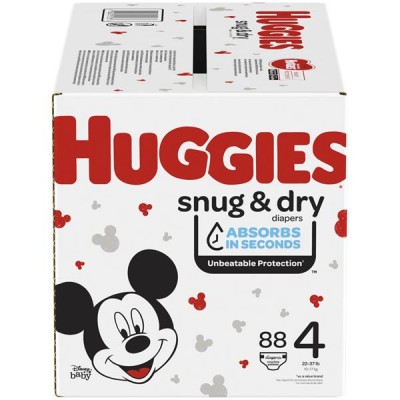Huggies Disney Snug & Dry Disposable Diapers - Size 4