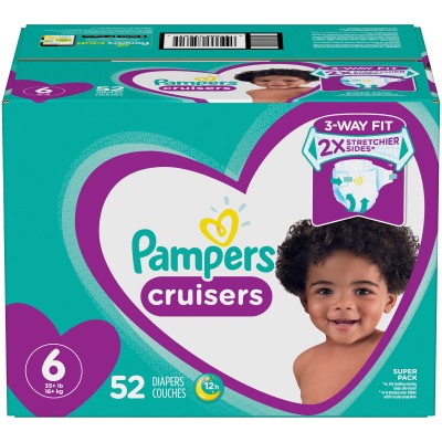 Pampers Cruisers Diapers - Size 6