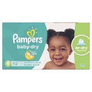 Pampers Baby Dry Diapers Size 6 112 Count