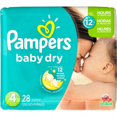 Pampers Baby Dry Diapers Size 4