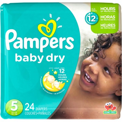 Pampers Baby Dry Diapers Size 5