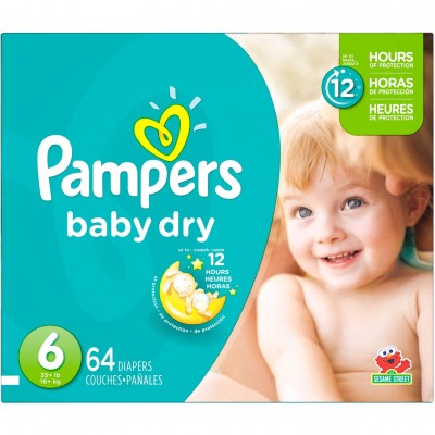 Pampers Baby Dry Diapers Size 6