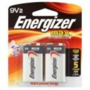 Energizer Alkaline Batteries - 9V