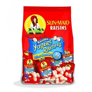 Sun-Maid Vanilla Yogurt Raisins - Mini Snack Boxes