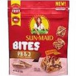 Sun-Maid Bites PB & J Fruit, Oat & Nut Bites