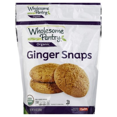 Wholesome Pantry Organic Ginger Snaps Cookies