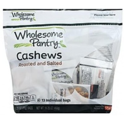 Wholesome Pantry Roasted & Salted Cashews, 13 ct