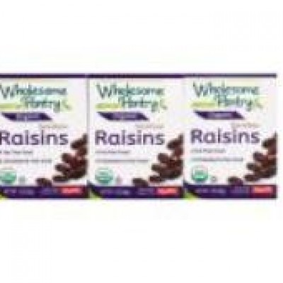 Wholesome Pantry Organic Seedless Raisins, 6 ct