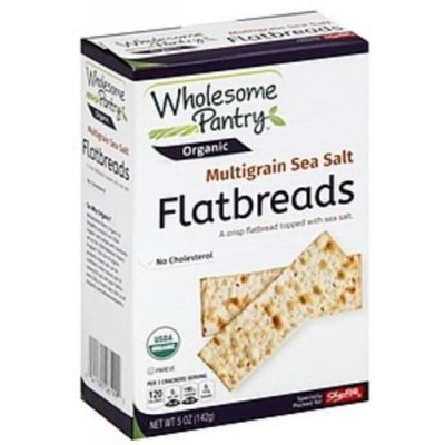 Wholesome Pantry Organic Multigrain Sea Salt Flatbreads