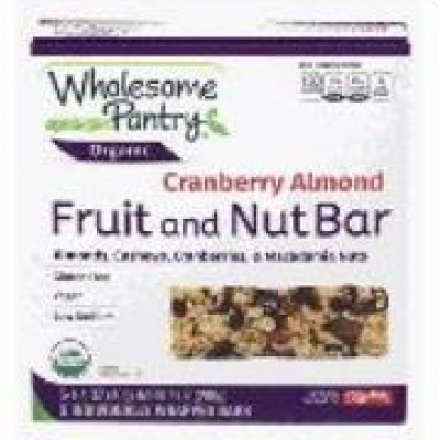 Wholesome Pantry Organic Cranberry Almond Fruit & Nut Bar