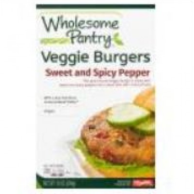 Wholesome Pantry Veggie Burger - Sweet and Spicy Pepper