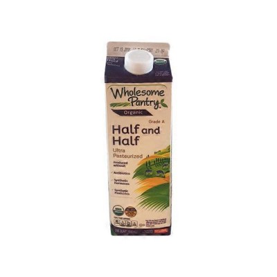 Wholesome Pantry Organic Half & Half Milk