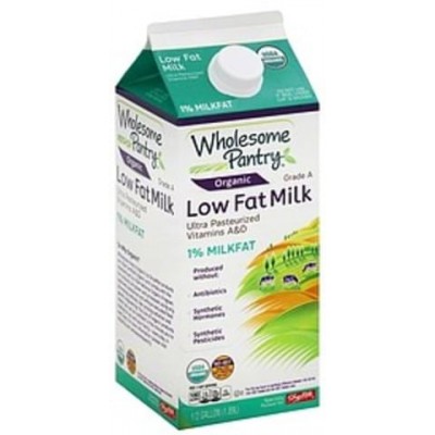 Wholesome Pantry Organic 1% Milkfat Lowfat Milk