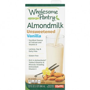 Wholesome Pantry Unsweetened Vanilla Almond Milk