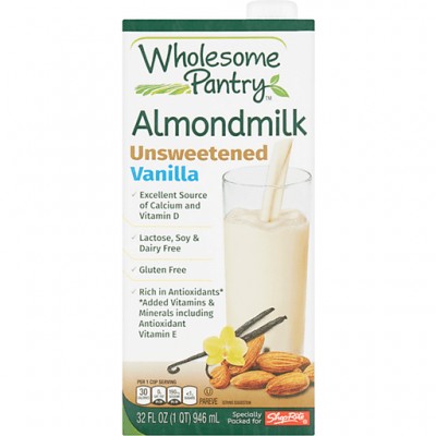 Wholesome Pantry Unsweetened Vanilla Almond Milk