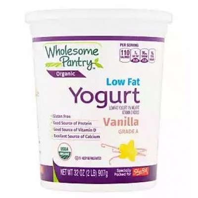 Wholesome Pantry Organic Low Fat Vanilla Yogurt