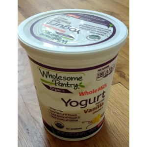Wholesome Pantry Organic Whole Milk Vanilla Yogurt