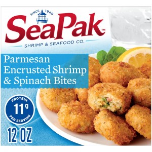 SeaPak Parmesan Encrusted Shrimp & Spinach Bites