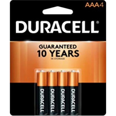 Duracell Batteries AAA 4 Pack
