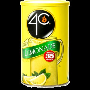 4C Lemonade Drink Mix, 35 Quarts