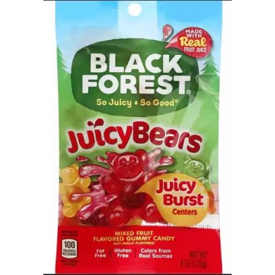 Black Forest Juicy Bears Mixed Fruit Flavored Gummy Candy