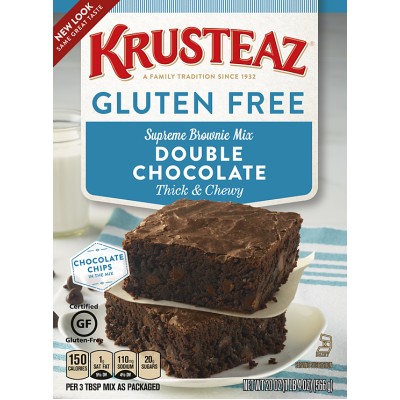 Krusteaz Supreme Brownie Mix Gluten Free Double Chocolate