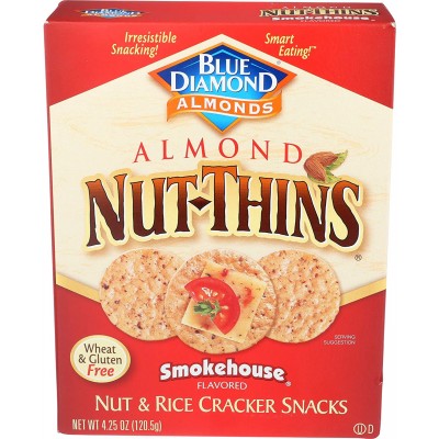 Blue Diamond Almonds Almond Nut-Thins - Smokehouse