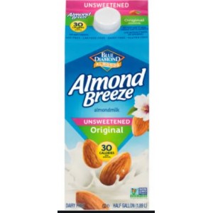 Blue Diamond Almonds Unsweetened Original Almond Milk