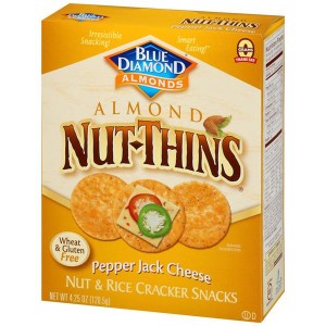 Blue Diamond Almonds Nut Thins Pepperjack Cheese Crackers