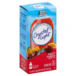 Crystal Light On-the-Go Fruit Punch Drink Mix Packets