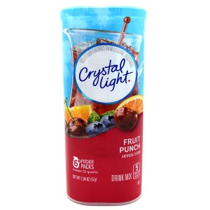 Crystal Light Fruit Punch Drink Mix Pitcher Packets