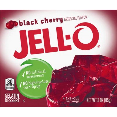 Jell-O Black Cherry Gelatin Dessert