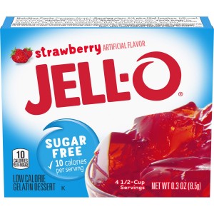 Jell-O Sugar Free Strawberry Gelatin Dessert