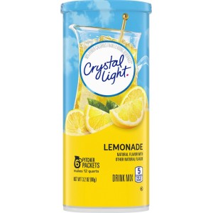 Crystal Light Lemonade Drink Mix Pitcher Packets