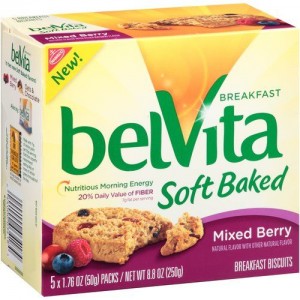 Belvita Mixed Berry Soft Baked Breakfast Biscuits - 5 Pack