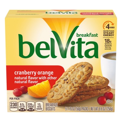 Belvita Cranberry Orange Breakfast Biscuits