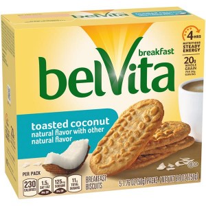 Belvita Toasted Coconut Breakfast Biscuits - 5 Pack