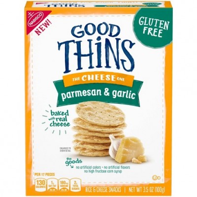 GOOD THiNS Parmesan & Garlic Rice & Cheese Snacks