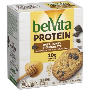Belvita Protein Oats, Honey & Chocolate - 4 Pack
