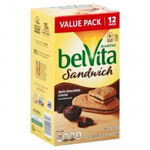 Belvita Sandwich Breakfast Biscuits - Dark Chocolate Creme