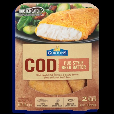 Gorton's Pub Style Beer Batter Cod Fillets