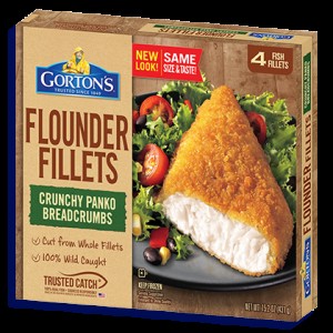 Gorton's Crunchy Breaded Flounder Fish Fillets