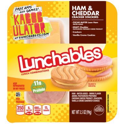 Oscar Mayer Lunchables Ham & Cheddar Cracker Stackers Lunch Combination