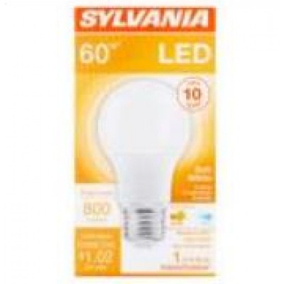 Sylvania Double Life Indoor Round Light Bulb - White