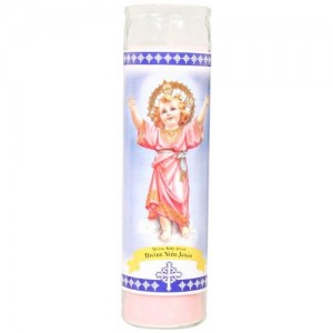Star Candle Religious Candles - Divine Baby Jesus