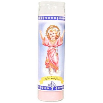 Star Candle Religious Candles - Divine Baby Jesus